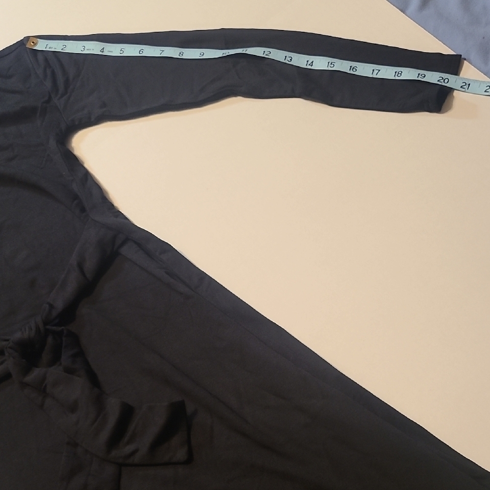 BB Dakota Steve Madden Chic Black Knit Long Sleeve Dress with Tie Waist NWT XS - Picture 10 of 11